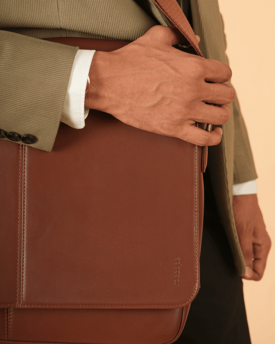 Roccope Timeless Leather satchel Bag — view 6