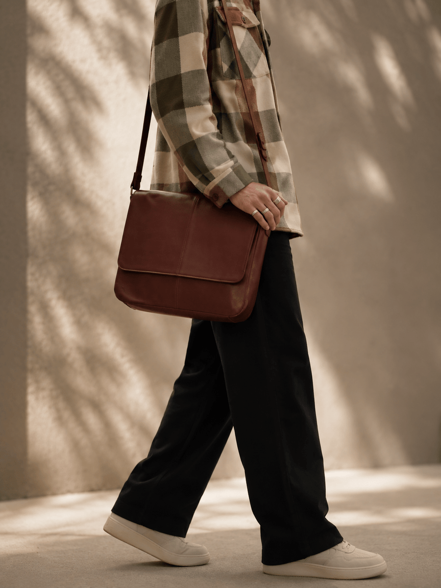 Roccope Timeless Leather satchel Bag — view 4