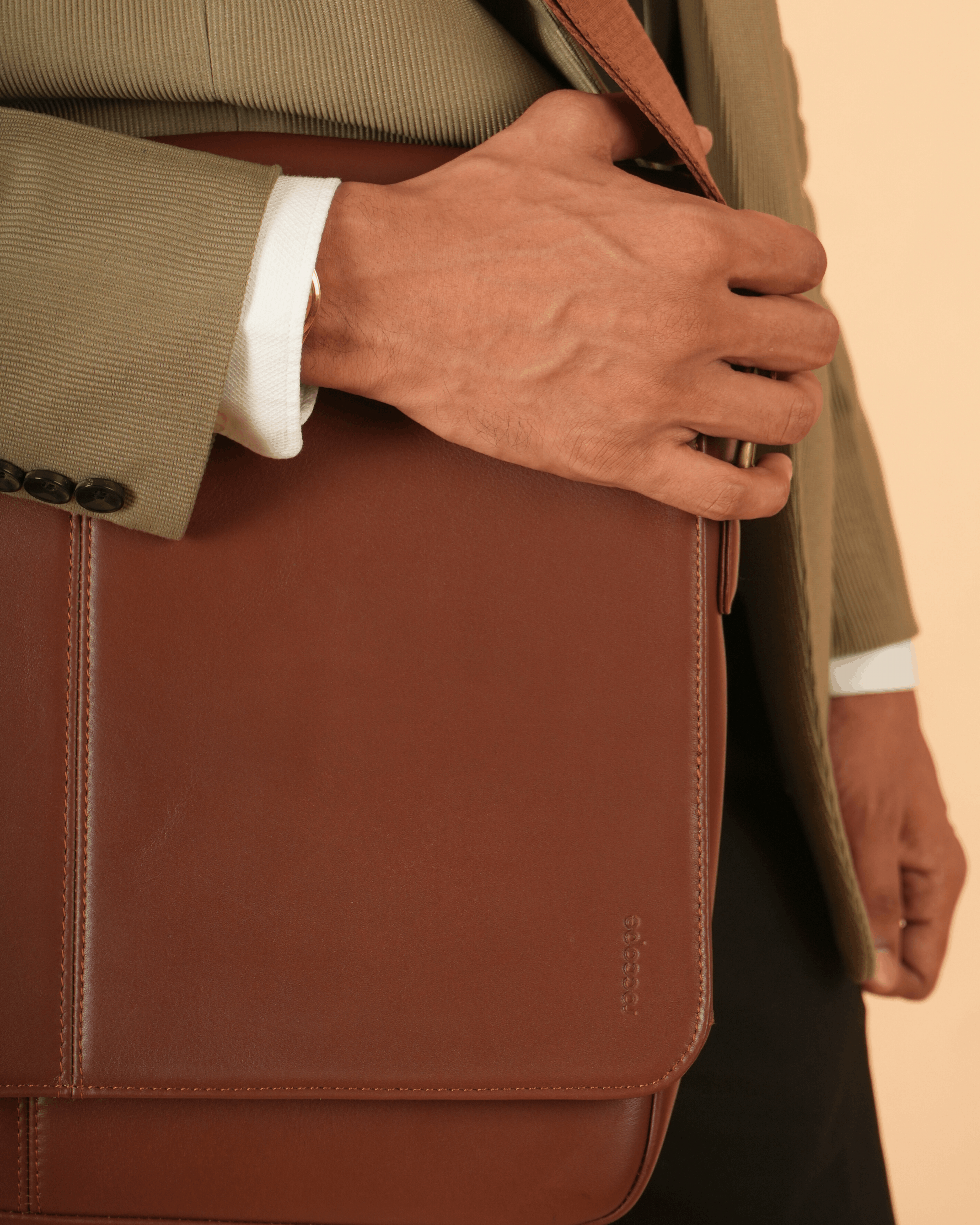 Roccope Timeless Leather satchel Bag