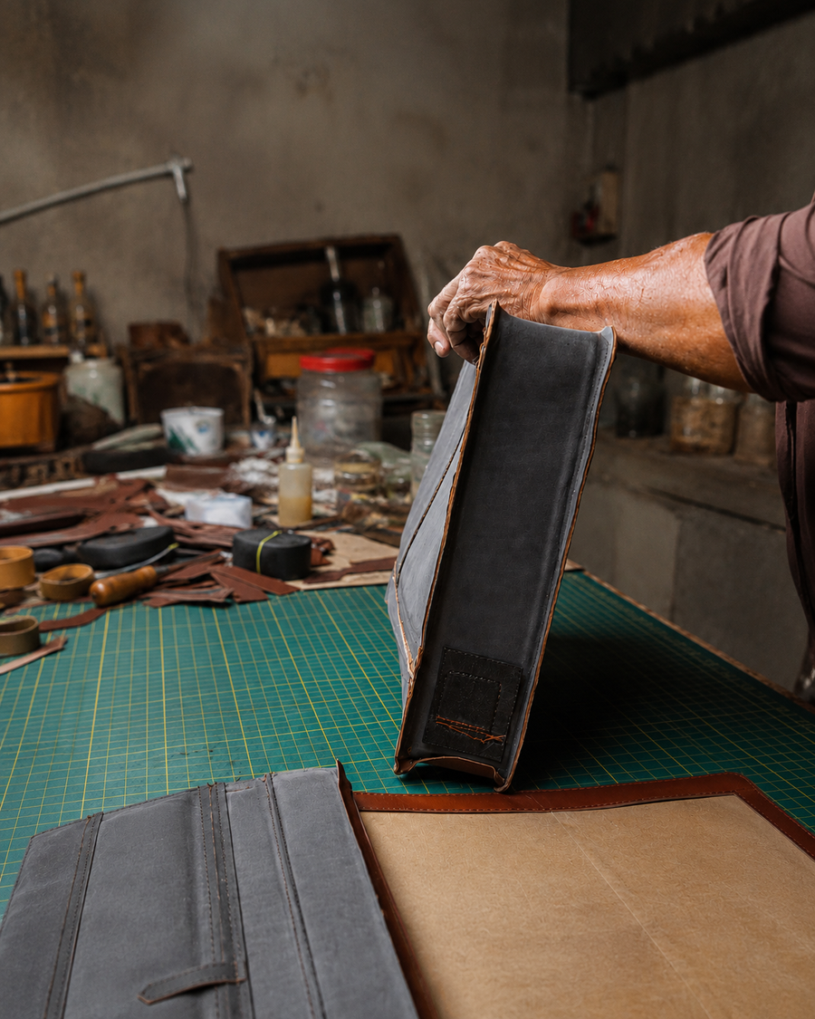 Handcrafted leather, built to last