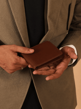 Roccope Timeless bifold leather Wallet