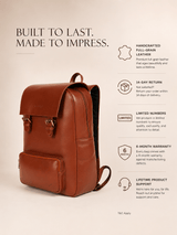 Roccope Timeless Leather Backpack